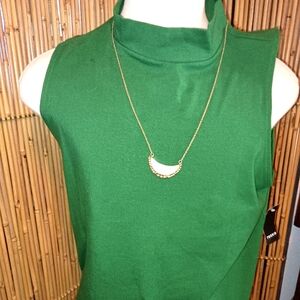 Torrid Studio Mock Neck Knit Sleeveless Top Kelly Green Cotton Size 4X NWT